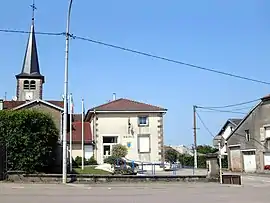 The town hall in Romont