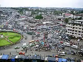 Liberté traffic circle, Adjamé, Abidjan, in 2010