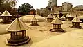 Dome and exhaust vents in the roof of the Shahi Hammam