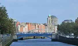 View of Rory O'More Bridge from Frank Sherwin Bridge