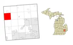 Location within Oakland County