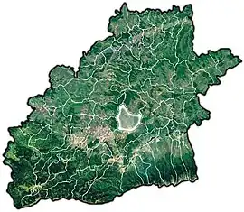 Location in Sibiu County