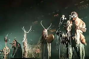 Heilung performing at Roskilde Festival, 2018