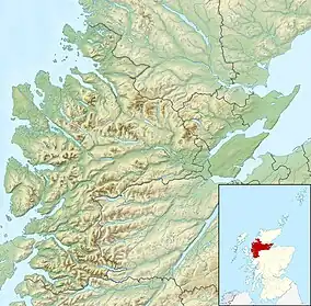 Loch Borralan is located in Ross and Cromarty