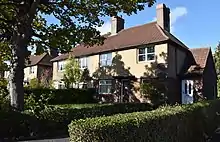 Garden-city style houses in Admiralty Road, Rosyth.