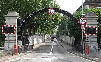 Image 6Southern approach to the Rotherhithe Tunnel that runs under the River Thames in east London between Rotherhithe and Limehouse.