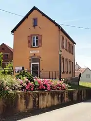 The town hall in Rottelsheim