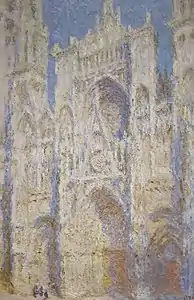 Claude Monet, Rouen Cathedral, West Facade, Sunlight, 1894