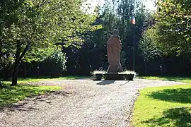 The memorial to the battle of Rougemare