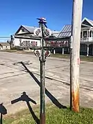 Wooden street blades on Route 234 in Saint-Gabriel.