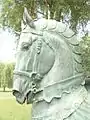 Statue of horse in Rowntree Park