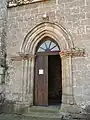 Entry of the Église Saint-Germain de Royère-de-Vassivière