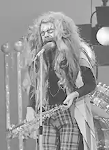 Wood performing with Wizzard on TopPop, May 1974