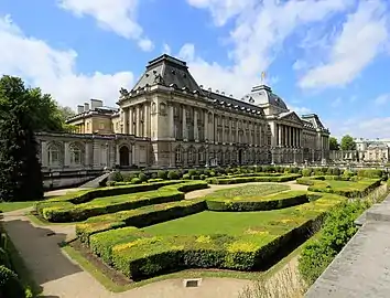 The Royal Palace viewed from the north-eastern corner