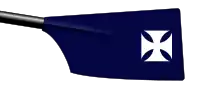 Image showing the rowing club's blade colours