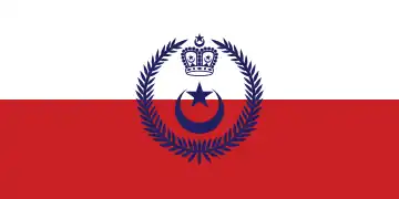 Royal standard of the Regent (before Sultan Muhammad V)