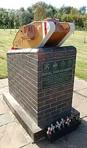 The RTR memorial in the National Memorial Arboretum