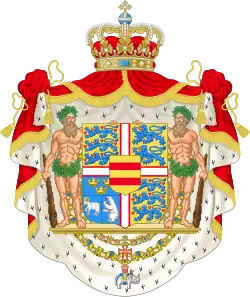 Arms of dominion of the Queen of Denmark, Margrethe II