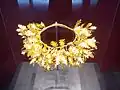 Funerary gold oak crown from the royal tombs at Aegae  (Vergina)