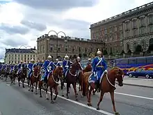 Mounted Changing of the Guard.