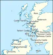 Map of Britain and Ireland