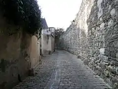 La rue du Général-Meusnier as seen from the north-west.