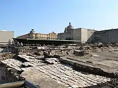 Templo Mayor ruins.