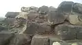Ruins of Anahit temple in Armavir