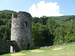 Round tower with gate