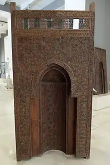 Wooden Portable Mihrab, 1154-1160, Museum of Islamic Art, Cairo