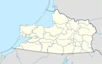 Yantarny is located in Kaliningrad Oblast