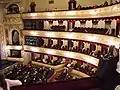 Audience boxes in the main hall