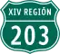 Route 203 shield}}