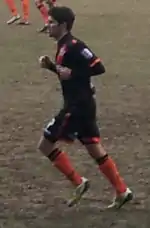 Ryan Flynn playing in an away game for Sheffield United