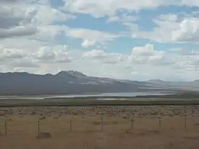 The Humboldt flows through the Rye Patch Reservoir