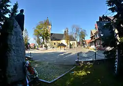 Main square with church