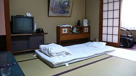 Room with shoji in a  ryokan