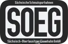 Logo Sächsisch-Oberlausitzer Eisenbahngesellschaft 2016