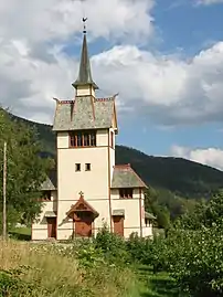 Front of the church