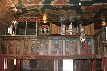 Interior, back of the church