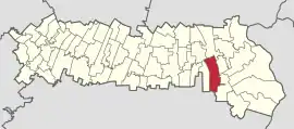 Location in Ialomița County