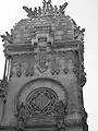 Detail of one of the towers of the Tribunal Superior de Justícia de Catalunya.