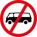 Minibuses prohibited