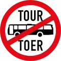 Tour buses prohibited