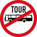 Buses tour Prohibited