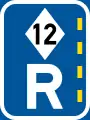 Reserved lane for high-occupancy vehicles