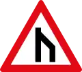 Dual-carriageway ends ahead