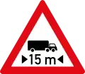 Length restriction ahead