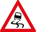 Slippery road Surface