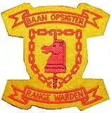 SADF era Lohatla Range Warden Badge